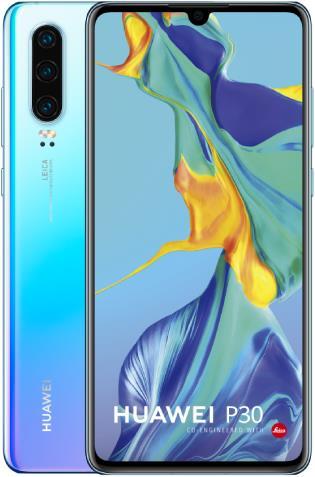 Image du produit Huawei P30 (128 Go, Breathing Crystal, 6.10", Double SIM hybride, 40 Mpx, 4G)