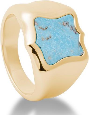 Breuning Ring - E.Tuerkis (71, 750/18 K Gold)