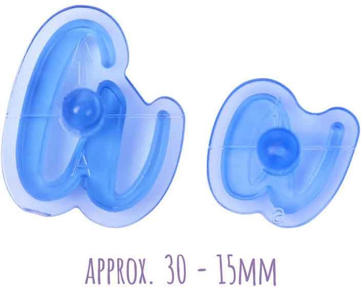 Actual product image PME Letters embossing set