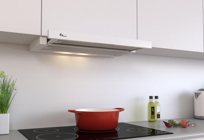 Produktbild Thermorex YORK III Semi built-in (pull out) White??/h D (Huttenlüfter)