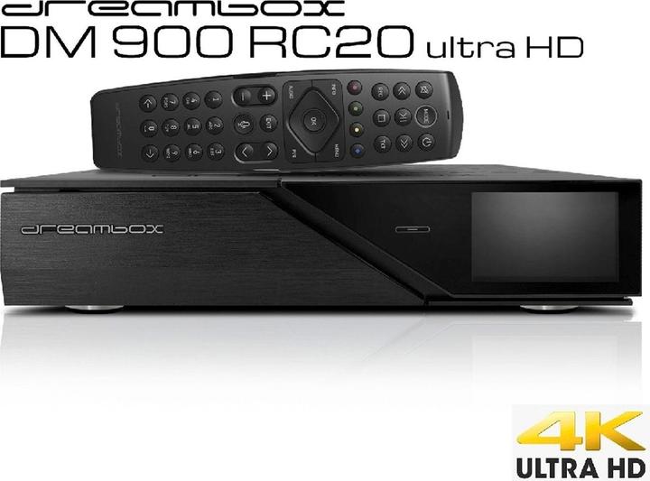 Actual product image Dreambox DM900 RC20 (8 GB, DVB-C/T2, CI+ slot)