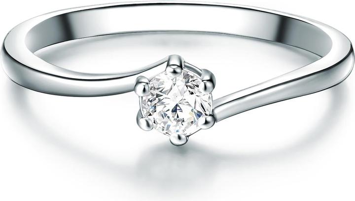 Produktbild Trilani Damen Sterling Silber Zirkonia silber - 11200 (58, 925 Silber)