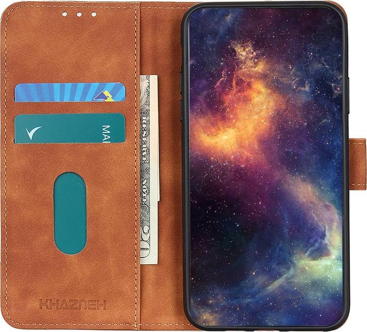 Produktbild Cover-Discount Xiaomi Redmi Note 11 / 11S - Leder Etui Hülle braun (Xiaomi Redmi Note 11)