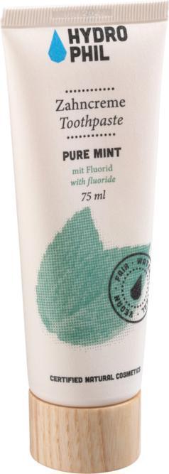 Hydrophil Toothpaste Pure Mint with fluoride (75 ml)