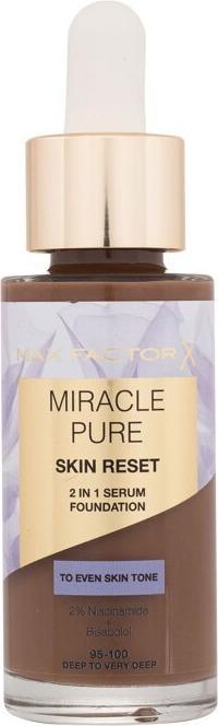 Actual product image Max Factor Miracle Pure Skin Reset 2in1 Serum Foundation - Makeup 30 ml 95-100 Deep To Very Deep (95-100 Deep To Very Deep)