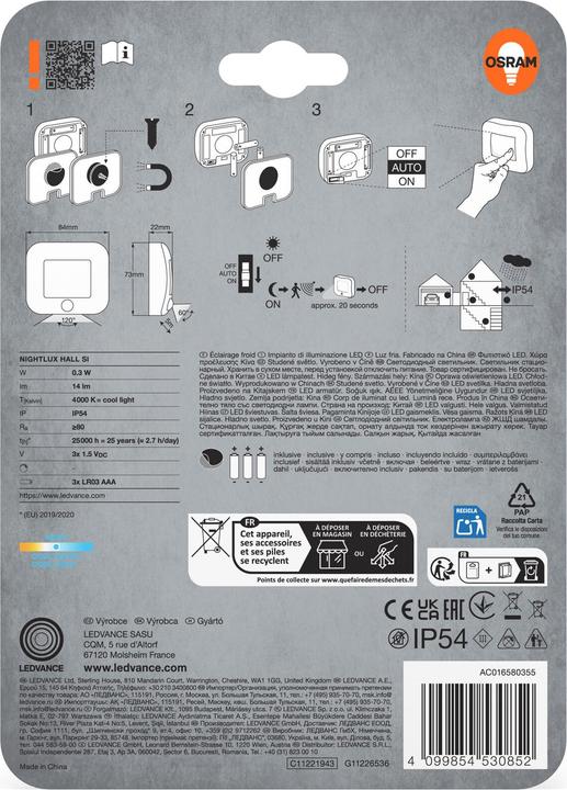 Image du produit Osram NIGHTLUX® Hall Silver