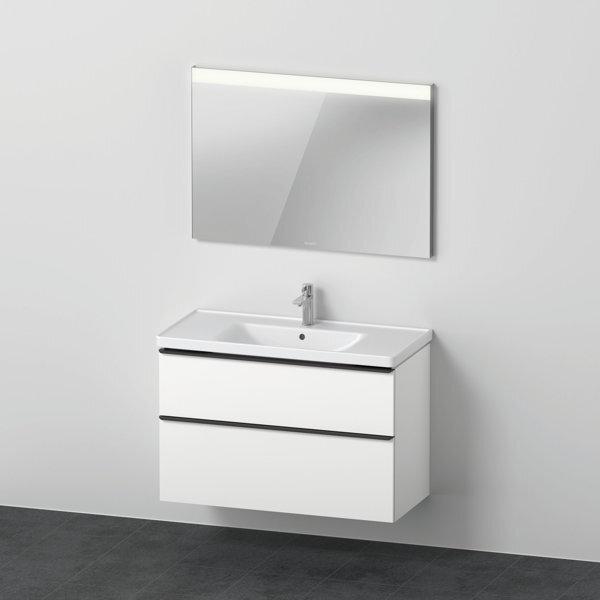 Produktbild Duravit D-Neo Möbel-Set, Möbelwaschtisch mit Waschtischunterschrank wandhängend und LED Spiegel, 1000x200