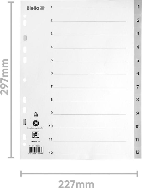 Produktbild Biella Register PP