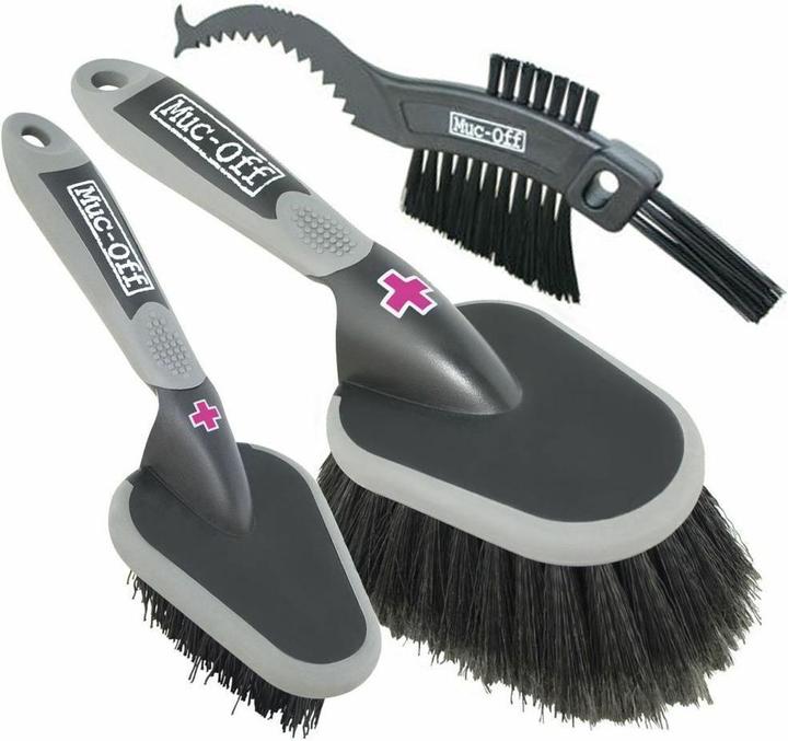 Muc-Off Set di 3 spazzole (3500 ml, Spazzola)