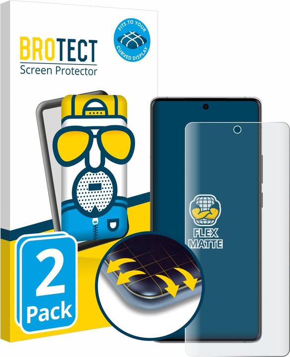 Produktbild BROTECT Full-Cover Displayschutz Matt (2 Stück, Vivo X90 Pro Plus)