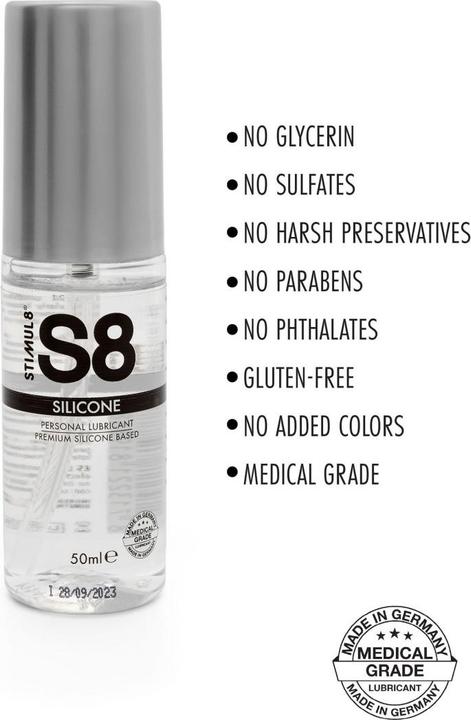 Immagine prodotto Stimul8 S8 Premium Silicone Lube 50ml (50 ml)