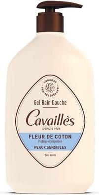 Actual product image Roge Cavailles Rogé Cavaillès Cotton Shower Gel for Sensitive Skin 1L (1000 ml)
