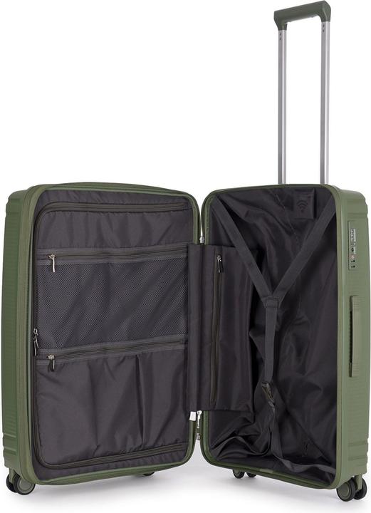 Image du produit Stratic Straw T 4 roues Trolley L 76 cm avec soufflet extensible (90 l, XL (à partir de 115l))