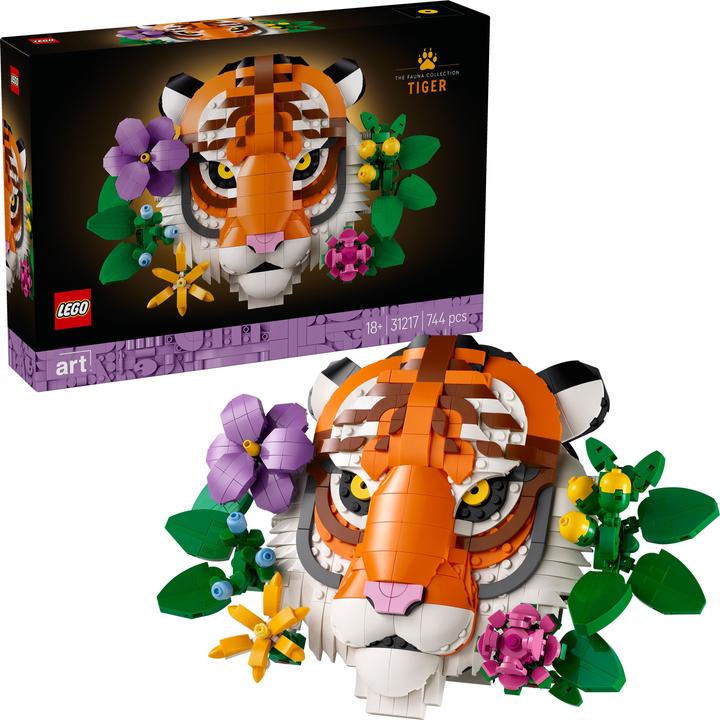 Actual product image LEGO Fauna Collection - Tiger (31217, LEGO Art)