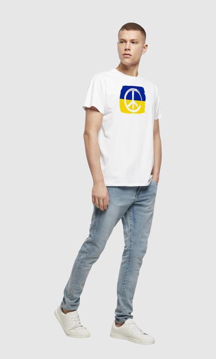 Immagine prodotto Merchcode Peace - Maglietta Basic con bandiera della pace - 161529 (S)