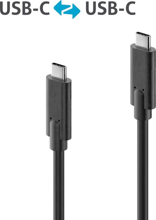 Produktbild Purelink USB C – USB C (1 m, USB 3.1, 60 W)