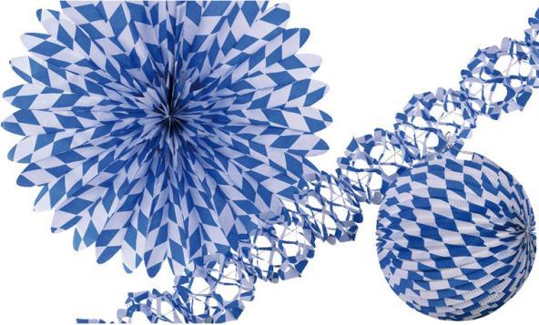 Image du produit Riethmüller Deko-Set Bayern Papier 3-teilig 25 cm / 50 cm / 40