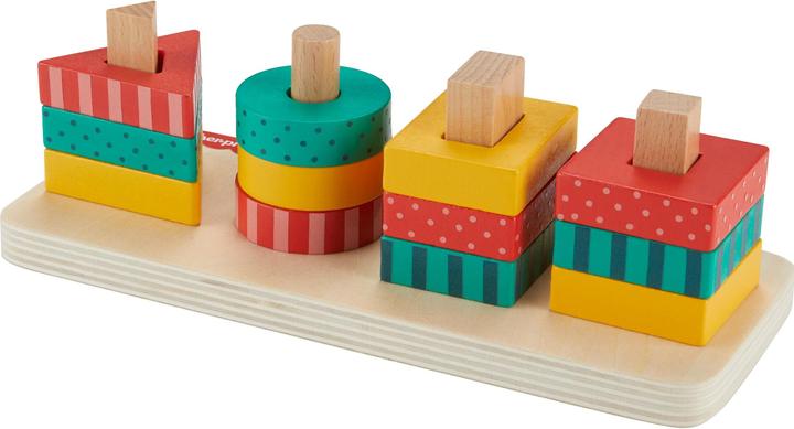 Produktbild Fisher-Price Buntes Holz-Stapelspielset