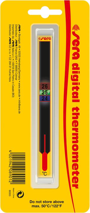 Actual product image Sera LCD thermometer