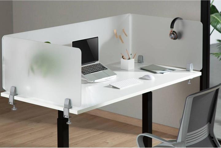 Actual product image Fromm & Starck 3 Schreibtischtrennwände Trennwand Schreibtisch Schichtschutz 150/75 x 40 cm (150 x 40 cm)