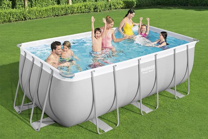 Immagine prodotto Bestway Piscina rettangolare con telaio di alimentazione (412 x 201 x 122 cm)