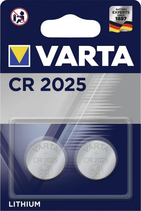 Actual product image Varta Electronics CR2025 (2 pcs., CR2025, 165 mAh)