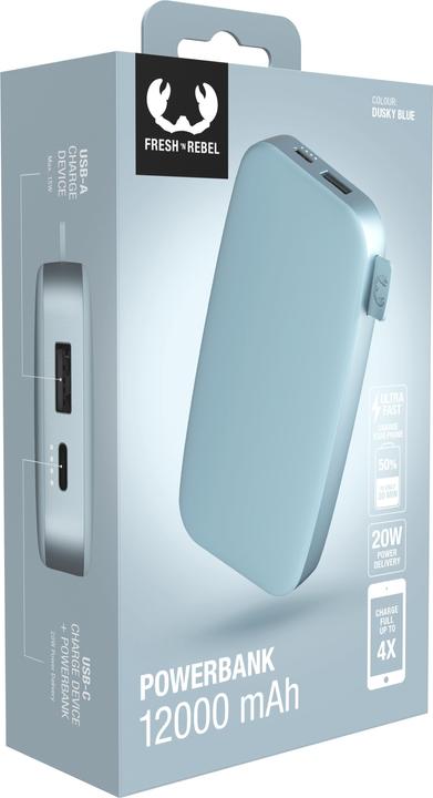 Produktbild Fresh'N Rebel Powerbank (12000 mAh, 20 W, 44.40 Wh)