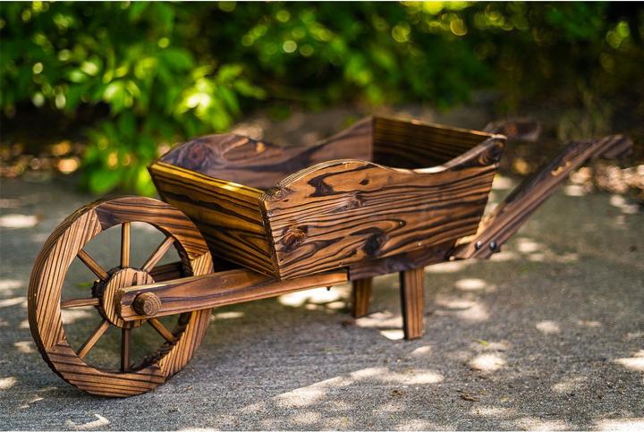 Produktbild HTI-Living Holzschubkarre Natur Sommerset