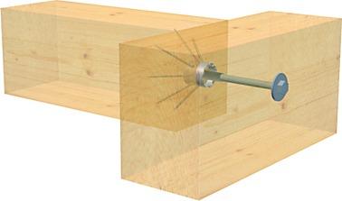 Actual product image Sihga End-grain connector IdeFix (Log connectors, 1 pcs.)