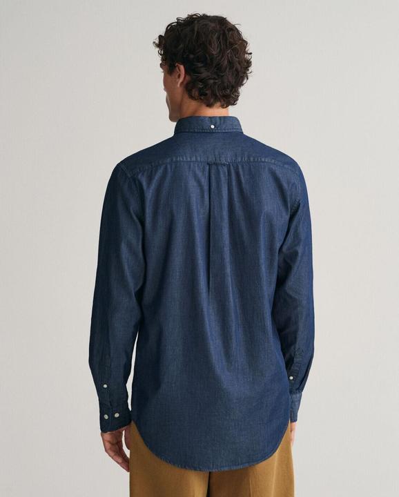 Actual product image GANT regular fit indigo hirt (S)