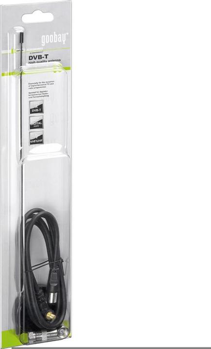 Produktbild Goobay Passive DVB-T2 HD Zimmerantenne (Zimmerantenne, 3 dB, DVB-T / -T2)