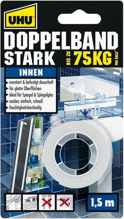 Produktbild UHU Doppelseitiges Klebeband (19 mm)