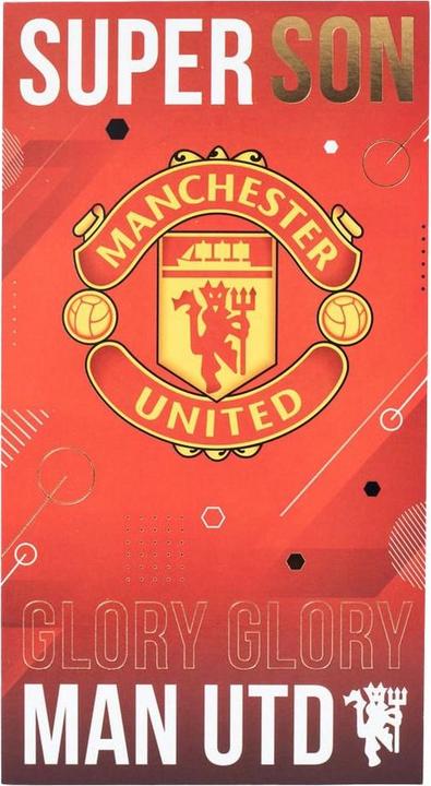 Manchester United FC Super Son Birthday Card (1 pcs.)