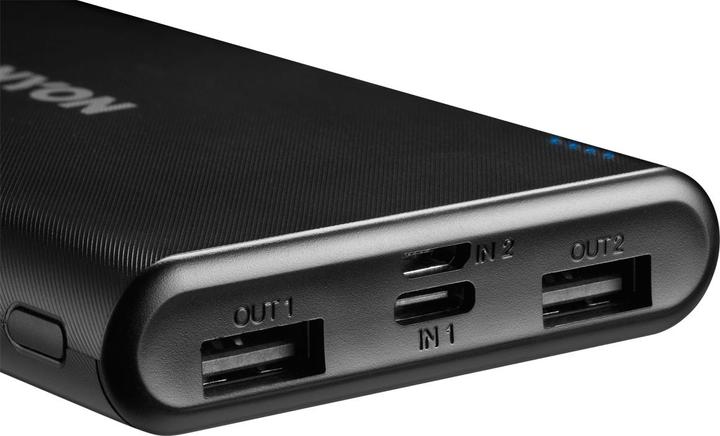 Produktbild Canyon PB-106 Akkuladegerät Lithium Polymer (LiPo) 10000 mAh Schwarz (10000 mAh, 37 Wh)