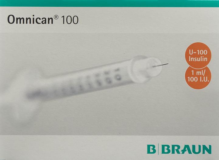 Image du produit B.Braun Insulin 100 1ml 0.3x8mm G30 einz (Seringue d'insuline)