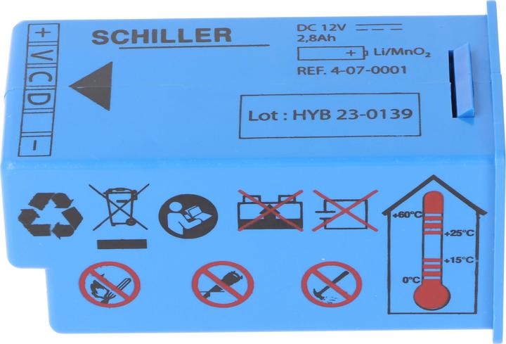 Produktbild Schiller Fred Original Lithiumbatterie Bruker, Schiller Defibrillator Fred easy (1 Stk., 2800 mAh)