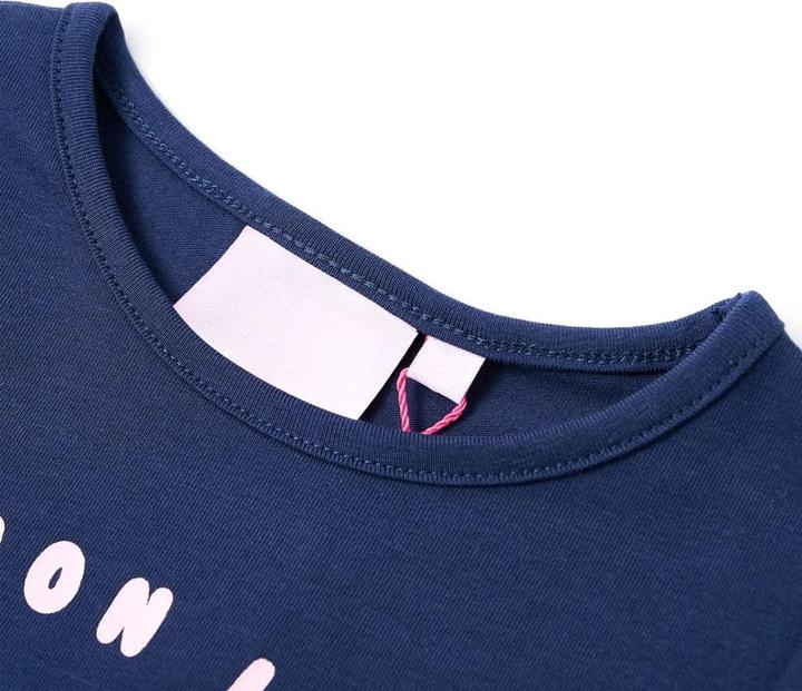 Immagine prodotto VidaXL Maglietta da bambino blu navy 128,Materiale: 95 % cotone. 5 (128)