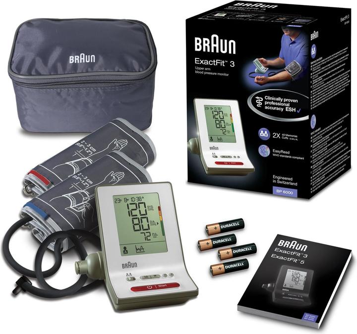 Produktbild Braun ExactFit 3 BP6000 (Blutdruckmessgerät Oberarm)