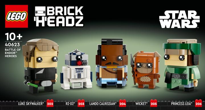 Image du produit LEGO Star Wars - Héros de la bataille d'Endor (40623, LEGO Brickheadz)