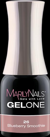 Immagine prodotto Marily Nails GELONE - 26 Frullato di mirtilli (Frullato di mirtilli, Smalto per unghie effetto gel)
