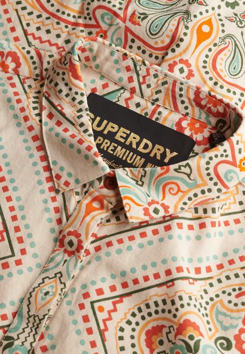 Image du produit Superdry Robe-chemise longue en lin