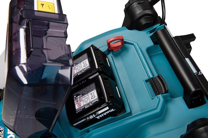 Image du produit Makita DLM432PT2 Tondeuse à gazon sans fil 2X18V, 43cm, 2X5,0Ah Li-Ion DC18RD, 3 (Fonctionnement sur batterie)