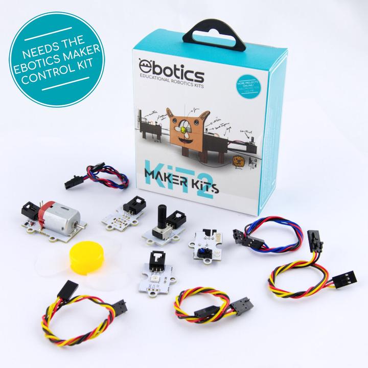Produktbild Ebotics Schulungsroboter, Maker Kit 2 (Motherboard benötigt)