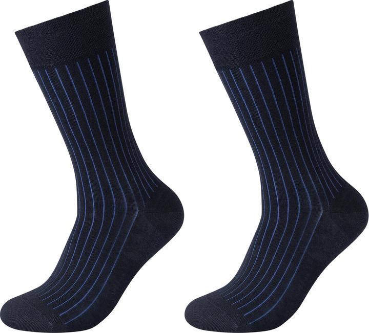 Produktbild Camano Men ca-soft shadow stripes Socken 2p (2er Pack, 39, 42)