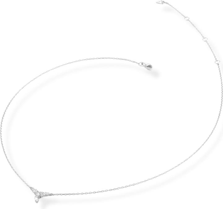 Actual product image Guess 16-18" JARDIN DROP & CRYS NK necklace (Silver 925, 41 cm)
