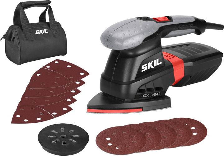 Skil 3-IN-1 MULTI SANDER 7220AC 250W (Deltaschleifer, Schwingschleifer, Exzenterschleifer, 250 W)