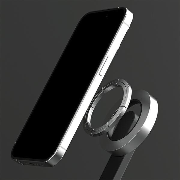 Actual product image Araree Selfie Stick Bluetooth Magfie POD czarny/black MagSafe Tripod AR60-01727A