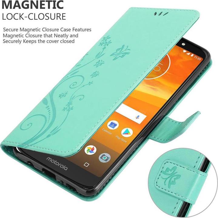 Image du produit Cadorabo Couverture du livre de fleurs (Motorola Moto E5 Plus)