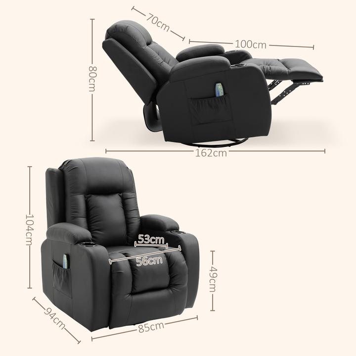 Actual product image Homcom Massage chair