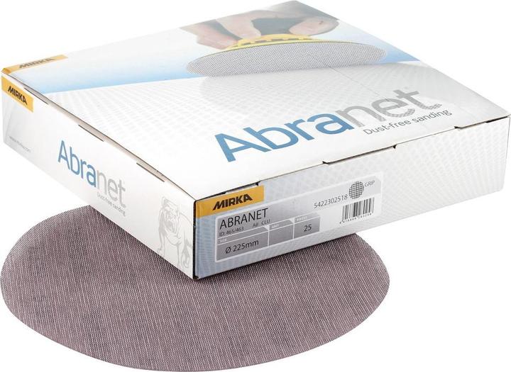 Image du produit Mirka ABRANET Disque abrasif auto-agrippant 225 mm P180, 25 pcs. (5422302518) (P180)